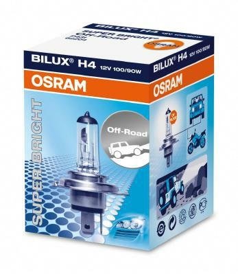 2 x OSRAM 62204 H4 12 V 100/90 W Offroad-Glühbirnen von Osram