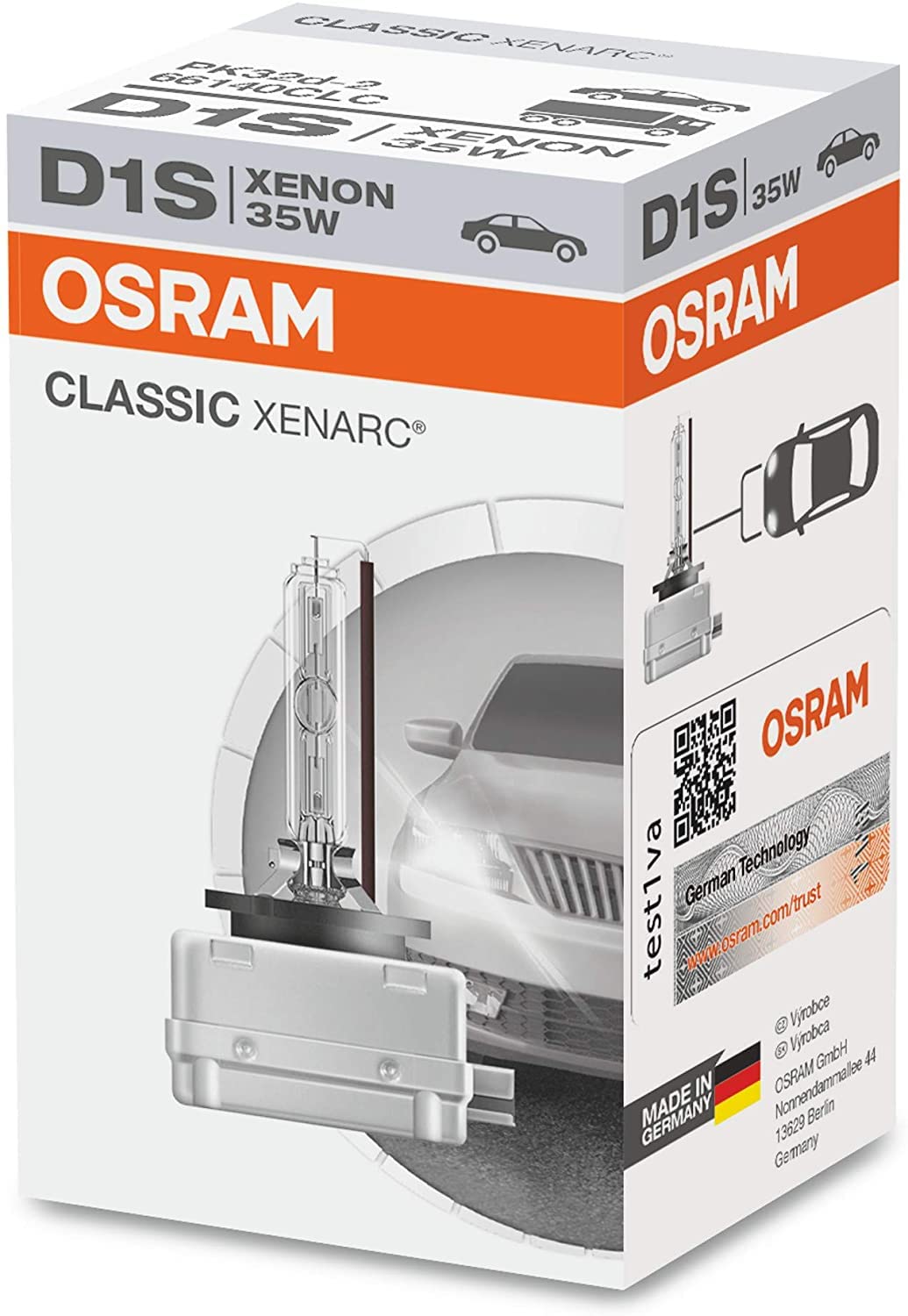 2x OSRAM Xenarc Xenon Brenner D1S CLASSIC 85V 35W PK32d-2 66140CLC 2x OSRAM Xenarc Xenon Brenner D1S CLASSIC 85V 35W PK32d-2 66140CLC von Osram