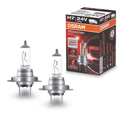 Osram 2xH7 TRUCKSTAR® PRO (Next Gen) Glühlampe Faltschachtel [Hersteller-Nr. 64215TSP] von Osram