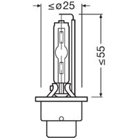 Glühlampe, Fernscheinwerfer XENARC® NIGHT BREAKER® LASER OSRAM 66240XNN-HCB, 2 Stück von Osram