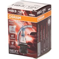 Glühlampe Halogen OSRAM HB3 Night Breaker Laser 12V, 60W, 1 Stück von Osram