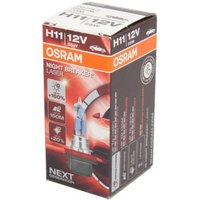 Glühlampe Halogen OSRAM H11 Night Breaker Laser 12V, 55W, 1 Stück von Osram