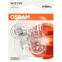 Glühlampe Sekundär OSRAM W21W Standard 12V/21W, 2 Stück von Osram