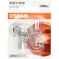 Glühlampe Sekundär OSRAM W21/5W Standard 12V/5/21W, 2 Stück von Osram