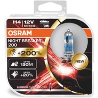 Glühlampe Halogen OSRAM H4 Night Breaker 200 12V/60/55W, 2 Stück Glühlampe Halogen OSRAM H4 Night Breaker 200 12V/60/55W, 2 Stück von Osram