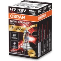 Glühlampe Halogen OSRAM H7 Night Breaker 200 12V, 55W von Osram