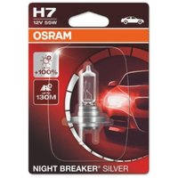 Glühlampe Halogen OSRAM H7 Night Breaker Silver 12V, 55W von Osram