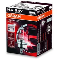 Glühlampe Halogen OSRAM H4 Truckstar Pro Plus 100% 24V, 75/70W, 1 Stück von Osram
