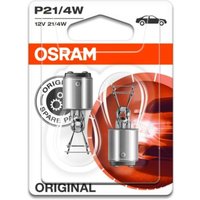 Glühlampe Sekundär OSRAM P21/4W Standard 12V/4/21W, 2 Stück von Osram