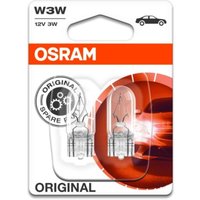 Glühlampe Sekundär OSRAM W3W Standard 12V/3W, 2 Stück von Osram