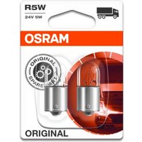 Glühlampe Sekundär OSRAM R5W Standard 24V/5W, 2 Stück von Osram