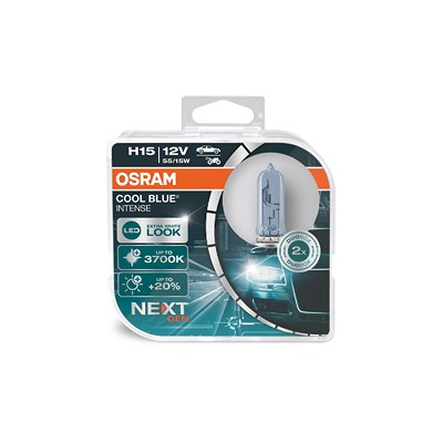 Osram H15 COOL BLUE® INTENSE Glühlampe (Next Gen) Duobox [Hersteller-Nr. 64176CBN-HCB] von Osram