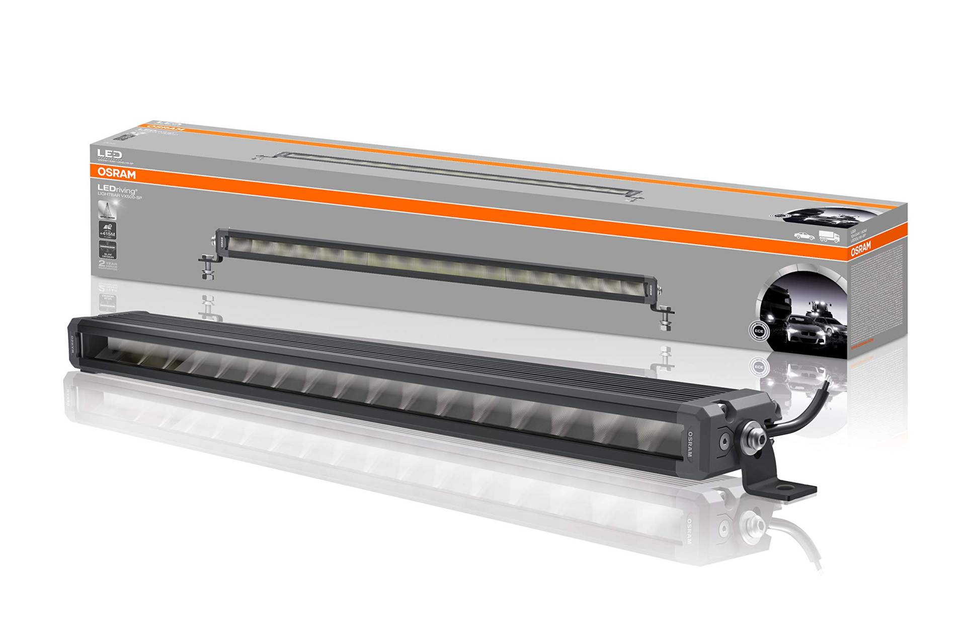 OSRAM LEDriving LIGHTBAR VX500-SP, LED Zusatzscheinwerfer für Fernlicht, Spot, 2800 Lumen, Lichtstrahl bis zu 415 m, LED Arbeitsscheinwerfer, ECE Zulassung OSRAM LEDriving LIGHTBAR VX500-SP, LED Zusatzscheinwerfer für Fernlicht, Spot, 2800 Lumen, Lichtstrahl bis zu 415 m, LED Arbeitsscheinwerfer, ECE Zulassung von Osram
