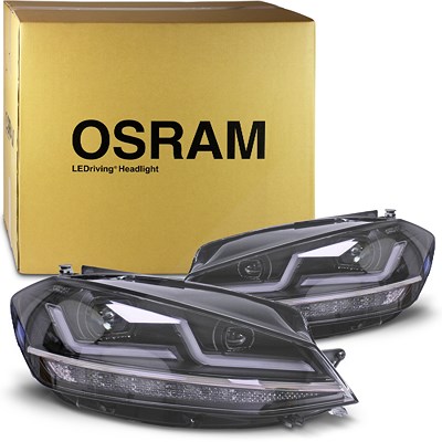 Osram LEDriving Scheinwerfer für VW GOLF 7.5 - BLACK EDITION [Hersteller-Nr. LEDHL109-BKLHD] von Osram
