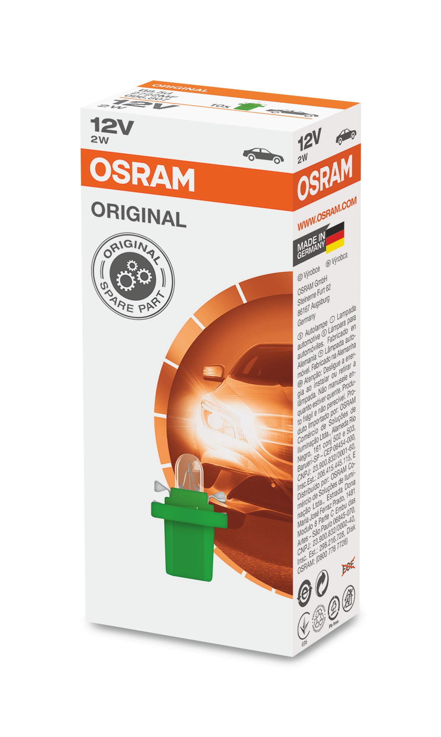 OSRAM 2722MF Glühlampe OSRAM 2722MF Glühlampe von Osram