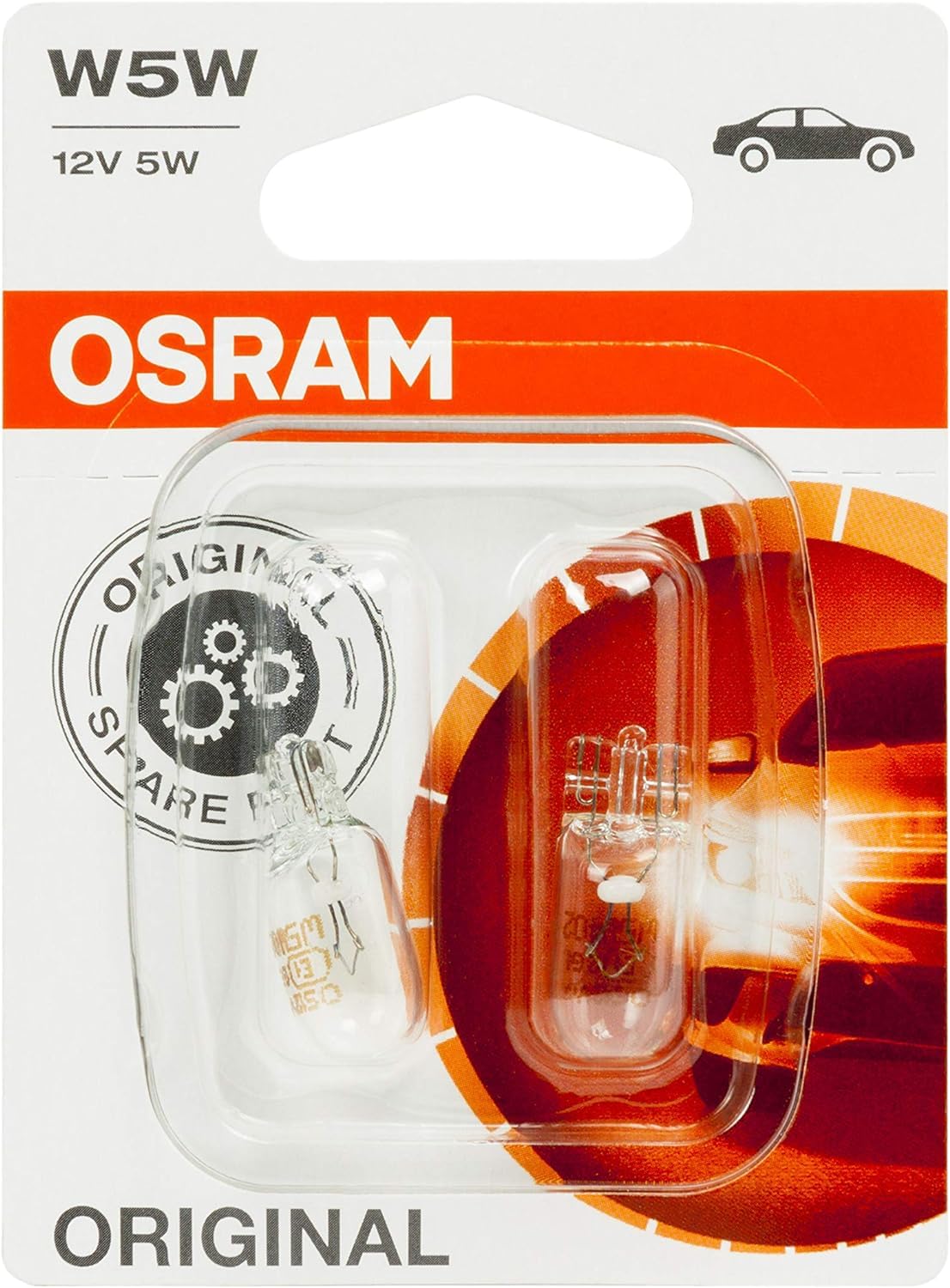 OSRAM 2825-02B Glühlampe, Double Blister, Anzahl 2 , 2 Stück (1er Pack) von Osram