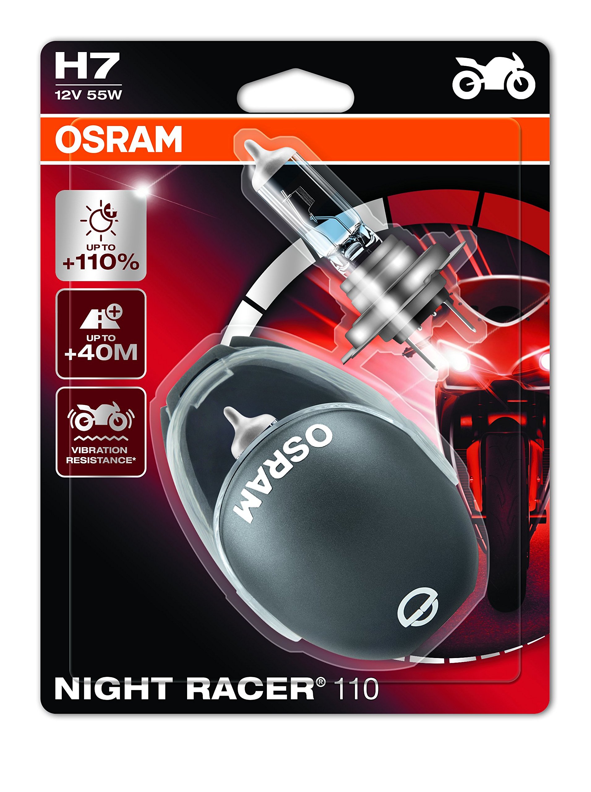 OSRAM 64210NR1-02B Glühlampe, NIGHT RACER, Anzahl 2 von Osram