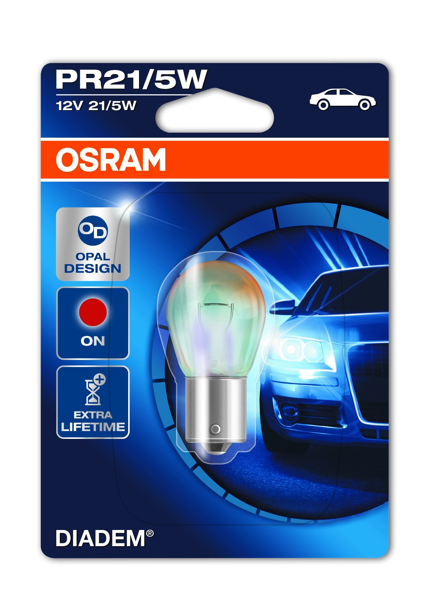 Osram Diadem Blinker PR21/5W, 7538LDR-01B, 12V, Einzelblister von Osram