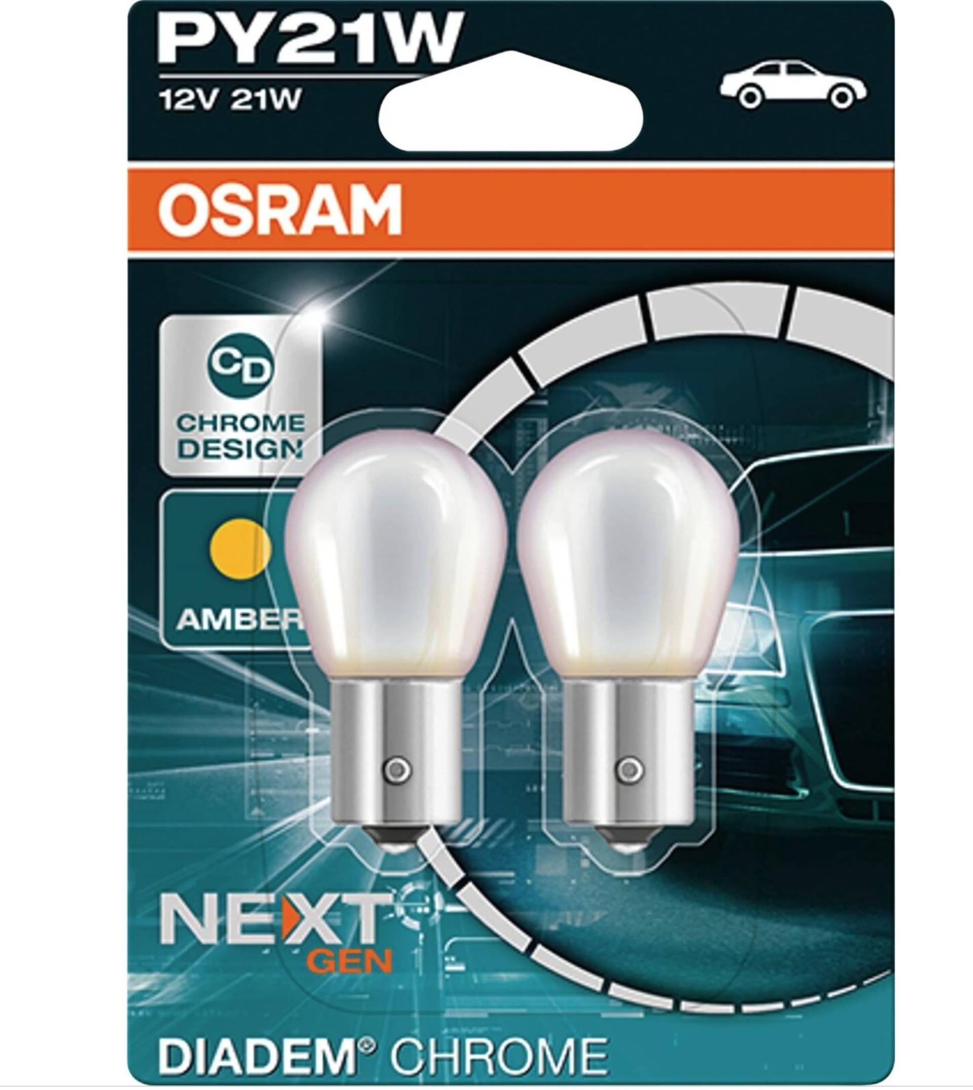 Osram 7507DC-02B Blinker, White, Doppelblister, Set of 2 von Osram