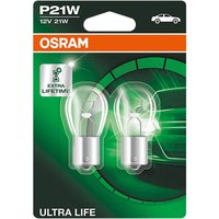 OSRAM Glühlampe, Blinkleuchte P21W 7506ULT-02B  VW,AUDI,MERCEDES-BENZ,Golf IV Schrägheck (1J1),Golf V Schrägheck (1K1),POLO (9N_),TOURAN (1T1, 1T2) von Osram