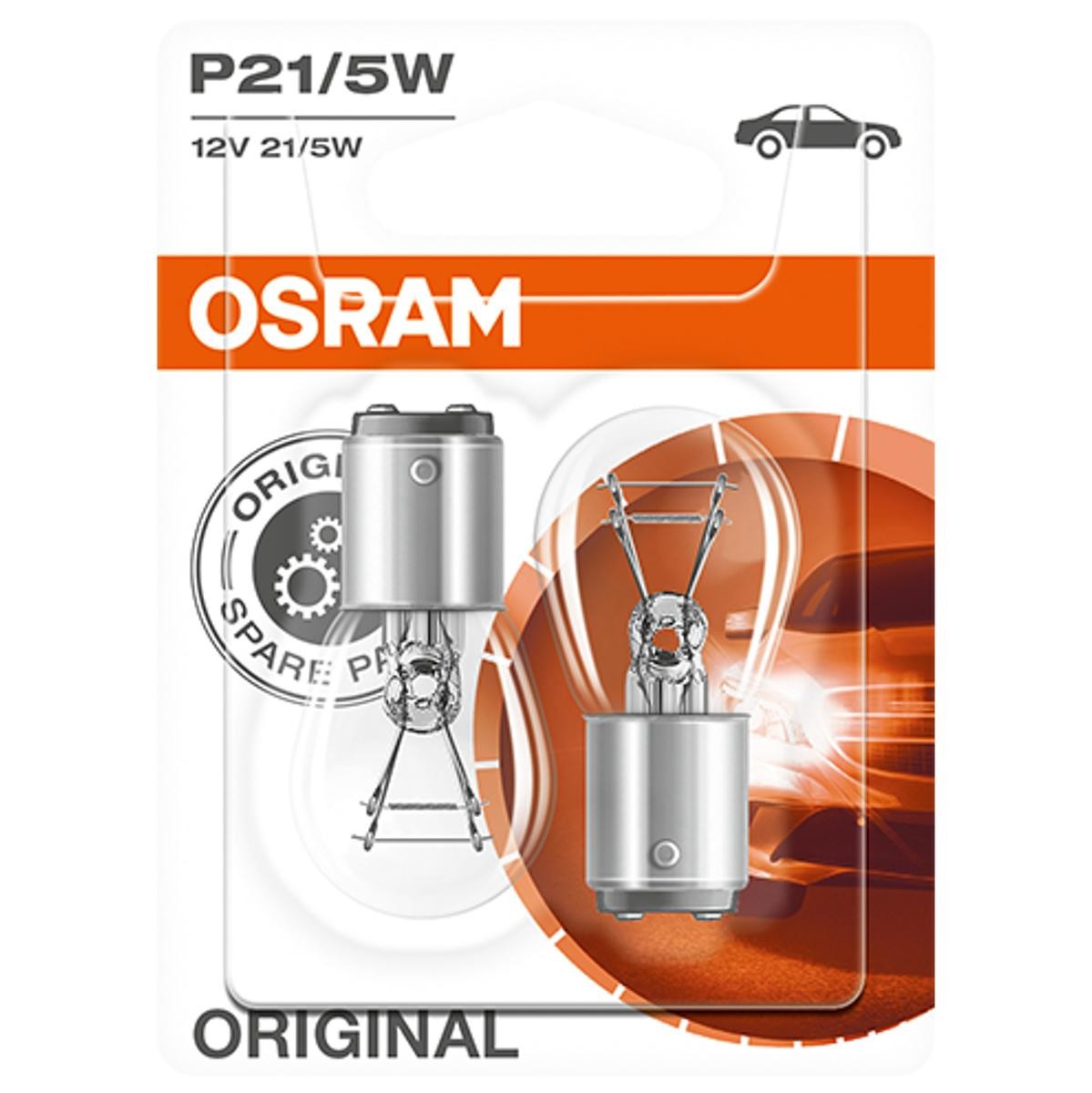 OSRAM Glühlampe, Blinkleuchte VW,AUDI,MERCEDES-BENZ 7528-02B von Osram
