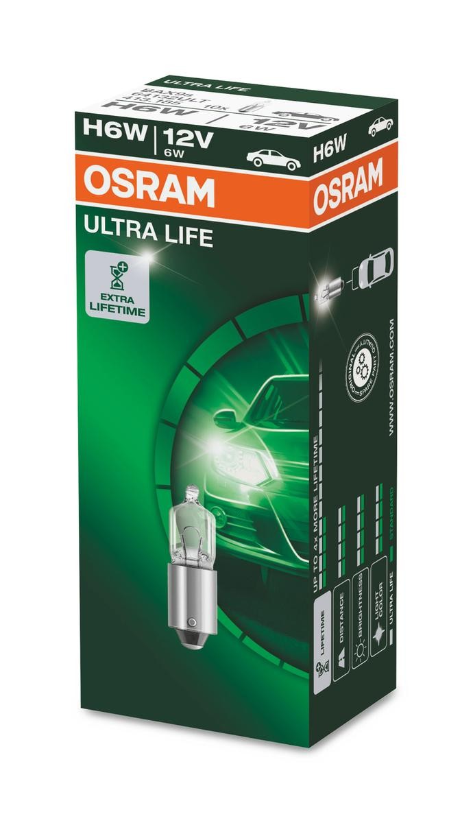 OSRAM Glühlampe, Blinkleuchte VW,AUDI,MERCEDES-BENZ 64132ULT von Osram