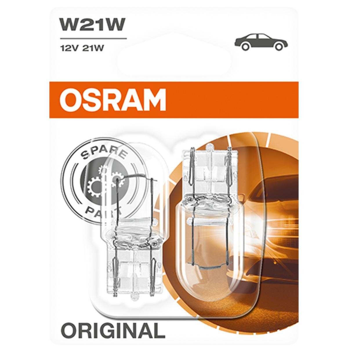 OSRAM Glühlampe, Blinkleuchte VW,AUDI,MERCEDES-BENZ 7505-02B von Osram