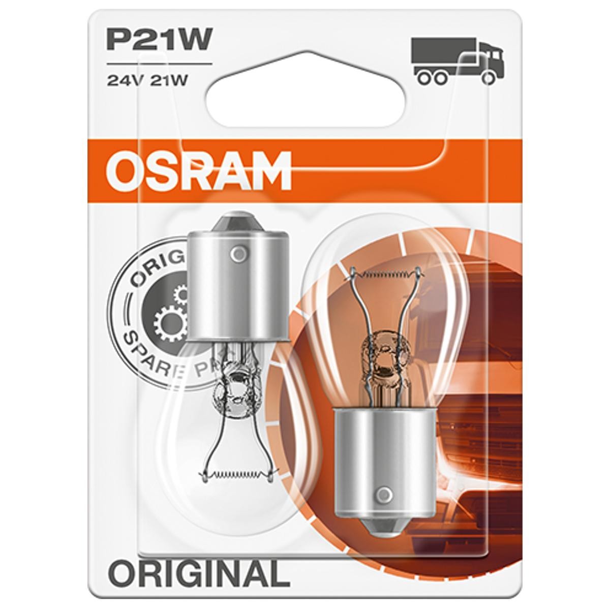 OSRAM Glühlampe, Blinkleuchte VW,MERCEDES-BENZ,FORD 7511-02B von Osram