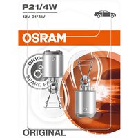 OSRAM Glühlampe, Brems-/Schlußlicht P21/4W 7225-02B  VW,AUDI,MERCEDES-BENZ,POLO (9N_),PASSAT Variant (3B6) von Osram