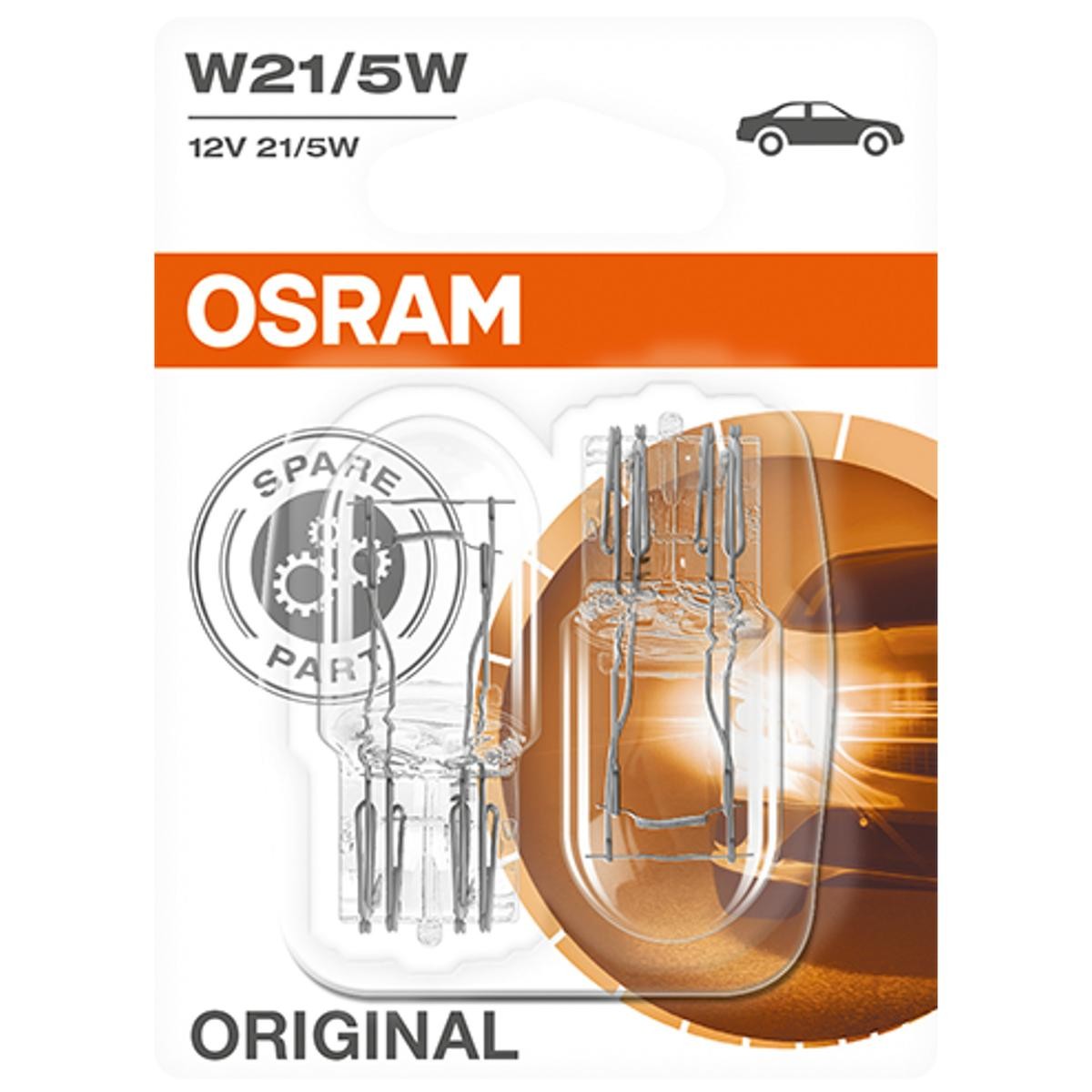 OSRAM Glühlampe, Brems-/Schlußlicht VW,MERCEDES-BENZ,OPEL 7515-02B von Osram