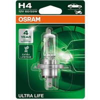OSRAM Glühlampe, Fernscheinwerfer H4 64193ULT-01B  VW,AUDI,MERCEDES-BENZ,Polo Schrägheck (6R1, 6C1) von Osram