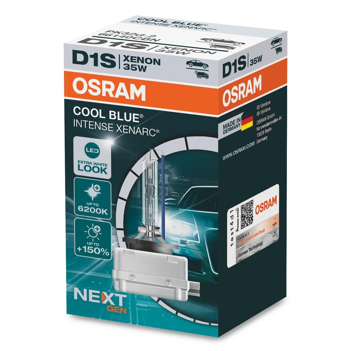 OSRAM Glühlampe, Fernscheinwerfer VW,AUDI,MERCEDES-BENZ 66140CBN 93021374 von Osram