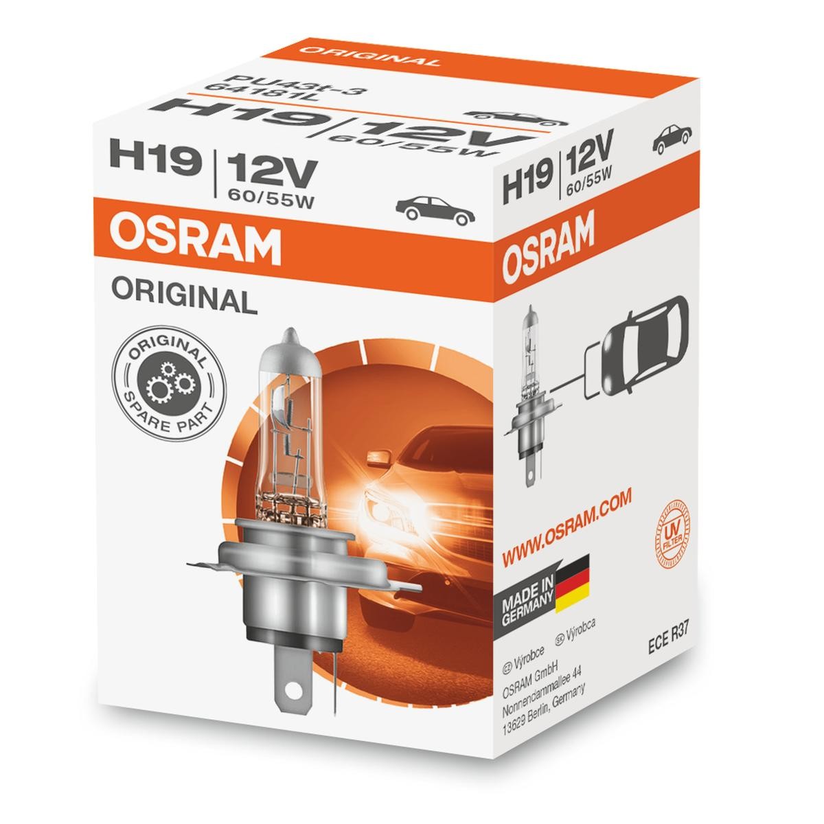 OSRAM Glühlampe, Fernscheinwerfer FIAT,HYUNDAI,KIA 64181L OSRAM Glühlampe, Fernscheinwerfer FIAT,HYUNDAI,KIA 64181L von Osram