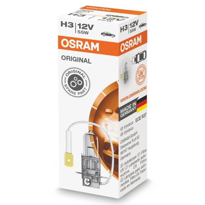 OSRAM Glühlampe, Fernscheinwerfer VW,AUDI,MERCEDES-BENZ 64151 von Osram