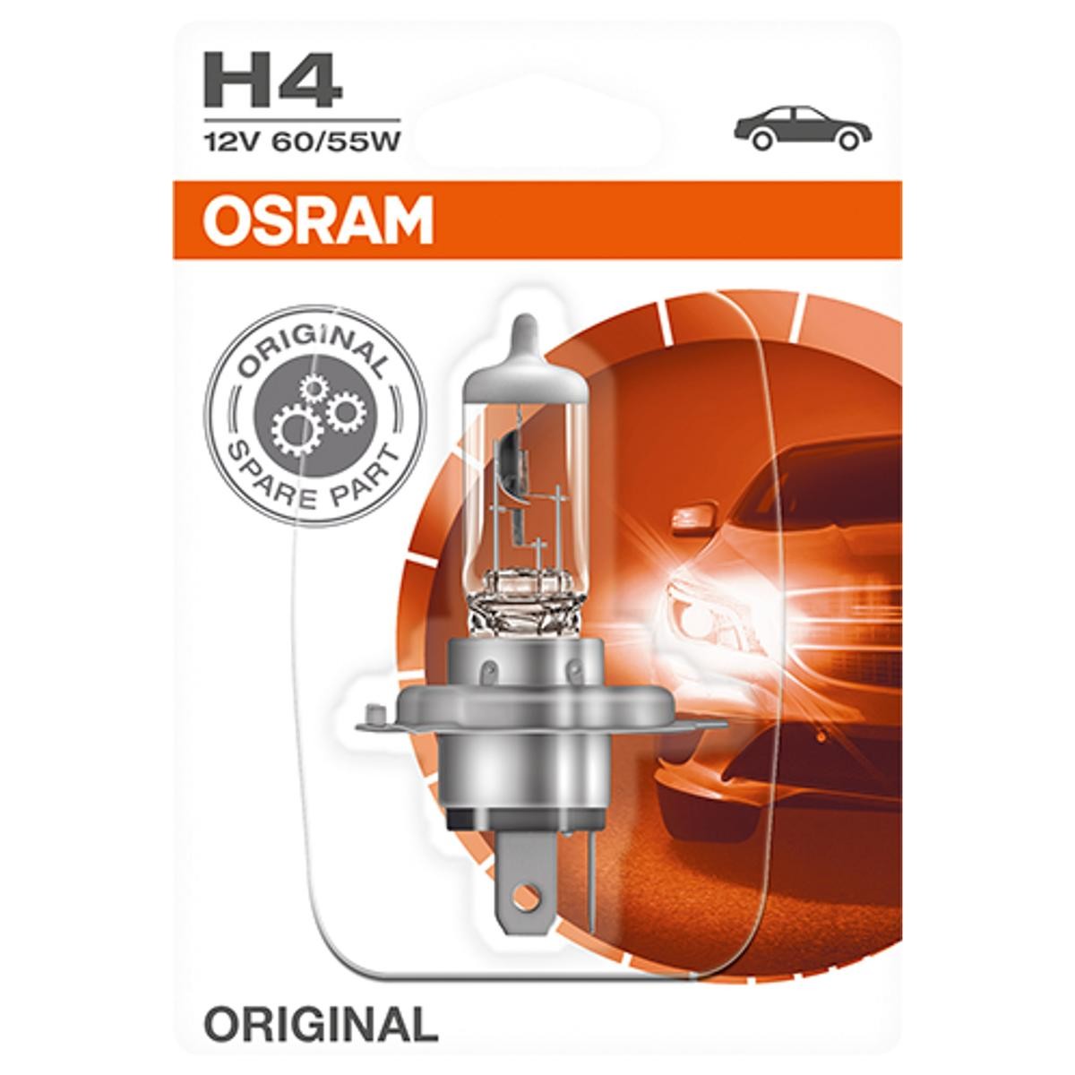 OSRAM Glühlampe, Fernscheinwerfer VW,AUDI,MERCEDES-BENZ 64193-01B von Osram