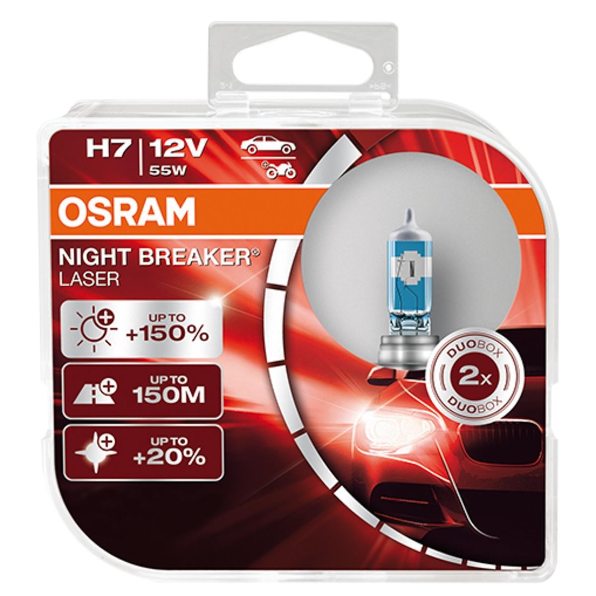 OSRAM Glühlampe, Fernscheinwerfer VW,AUDI,MERCEDES-BENZ 64210NL-HCB 93039912 von Osram