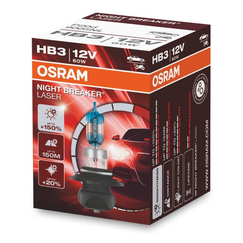 OSRAM Glühlampe, Fernscheinwerfer VW,AUDI,MERCEDES-BENZ 9005NL von Osram