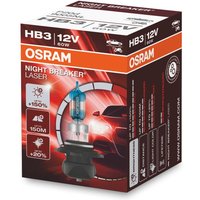 OSRAM Glühlampe, Fernscheinwerfer NIGHT BREAKER® LASER next generation HB3 9005NL  VW,AUDI,MERCEDES-BENZ von Osram