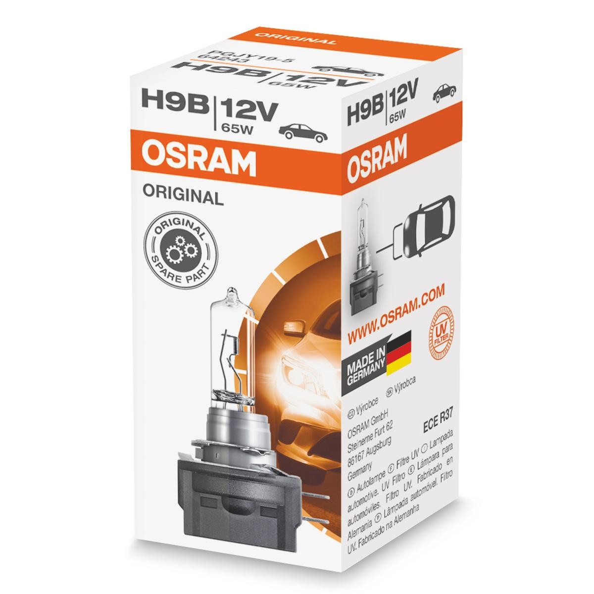 OSRAM Glühlampe, Fernscheinwerfer OPEL,VAUXHALL 64243 von Osram