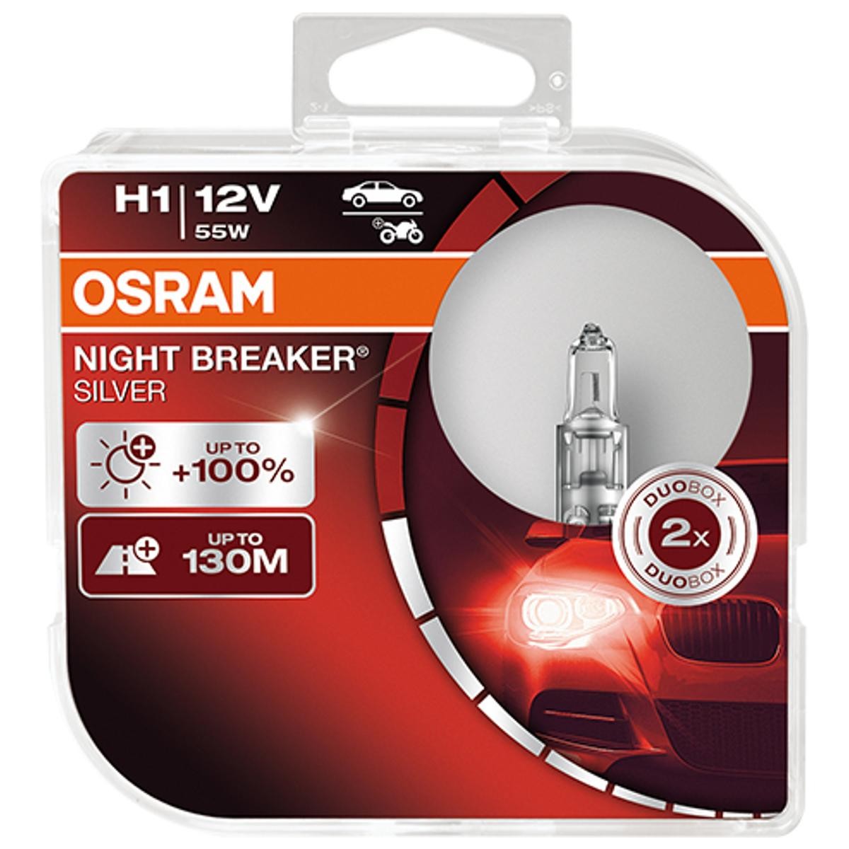 OSRAM Glühlampe, Fernscheinwerfer VW,AUDI,MERCEDES-BENZ 64150NBS-HCB von Osram