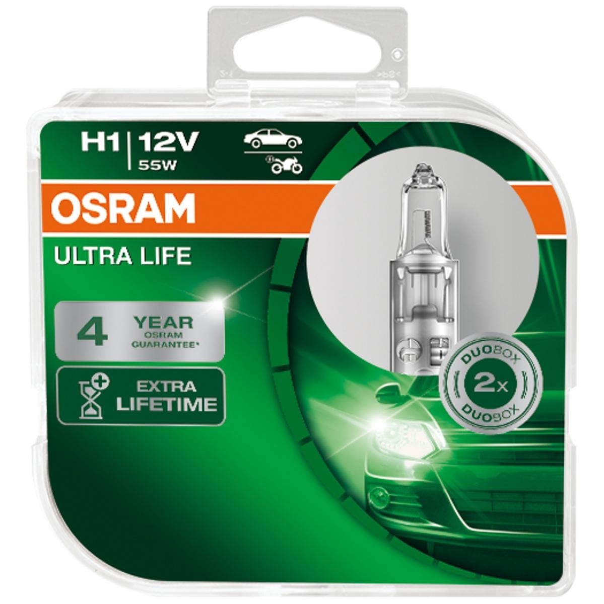 OSRAM Glühlampe, Fernscheinwerfer VW,AUDI,MERCEDES-BENZ 64150ULT-HCB 93012337 von Osram