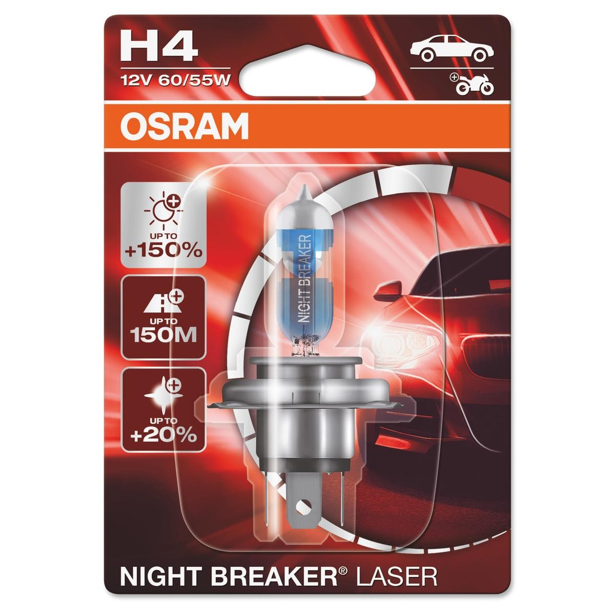 OSRAM Glühlampe, Fernscheinwerfer VW,AUDI,MERCEDES-BENZ 64193NL-01B 93033325 von Osram