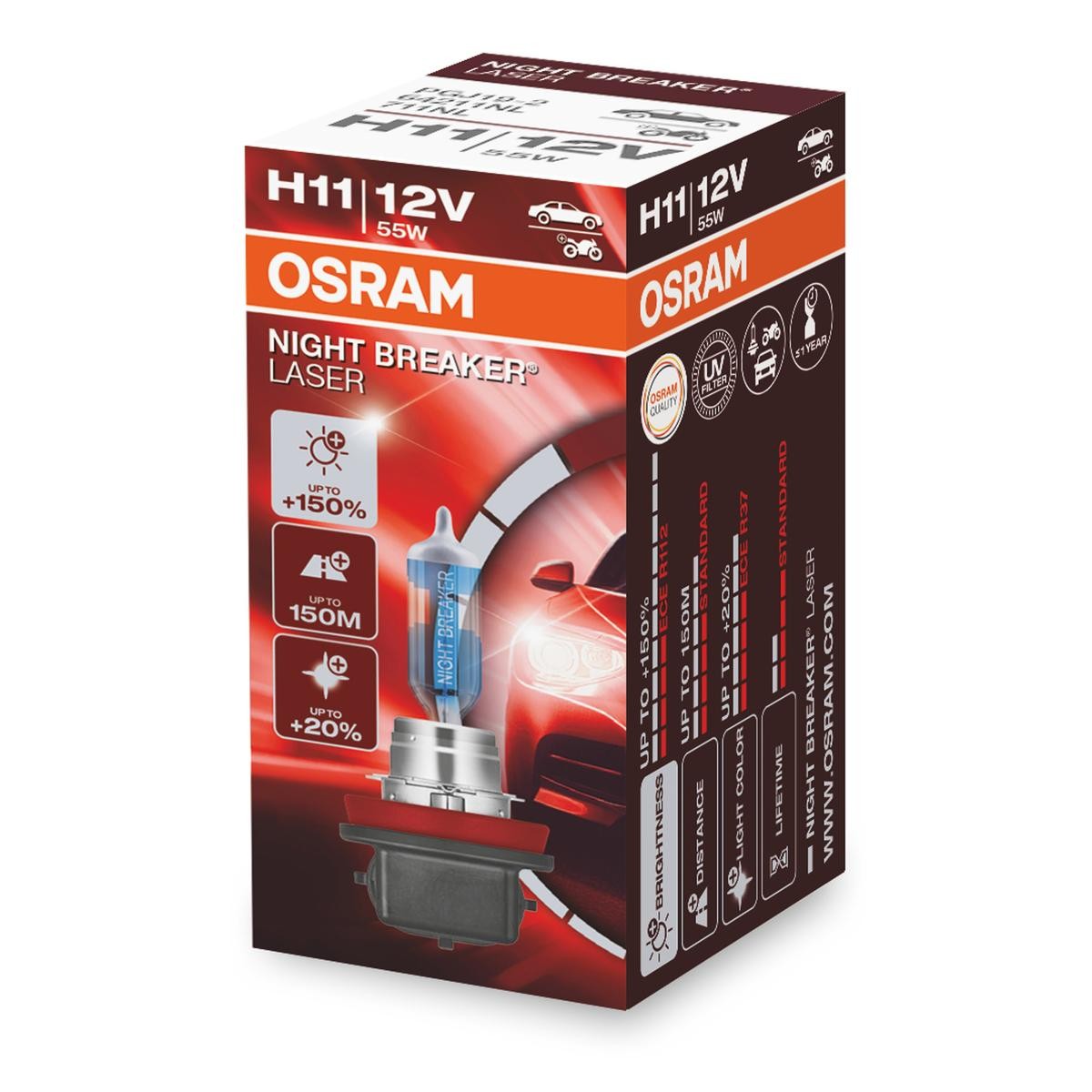 OSRAM Glühlampe, Fernscheinwerfer VW,MERCEDES-BENZ,AUDI 64211NL OSRAM Glühlampe, Fernscheinwerfer VW,MERCEDES-BENZ,AUDI 64211NL von Osram