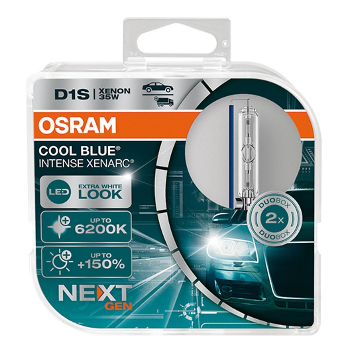 OSRAM Glühlampe, Fernscheinwerfer VW,AUDI,MERCEDES-BENZ 66140CBN-HCB von Osram