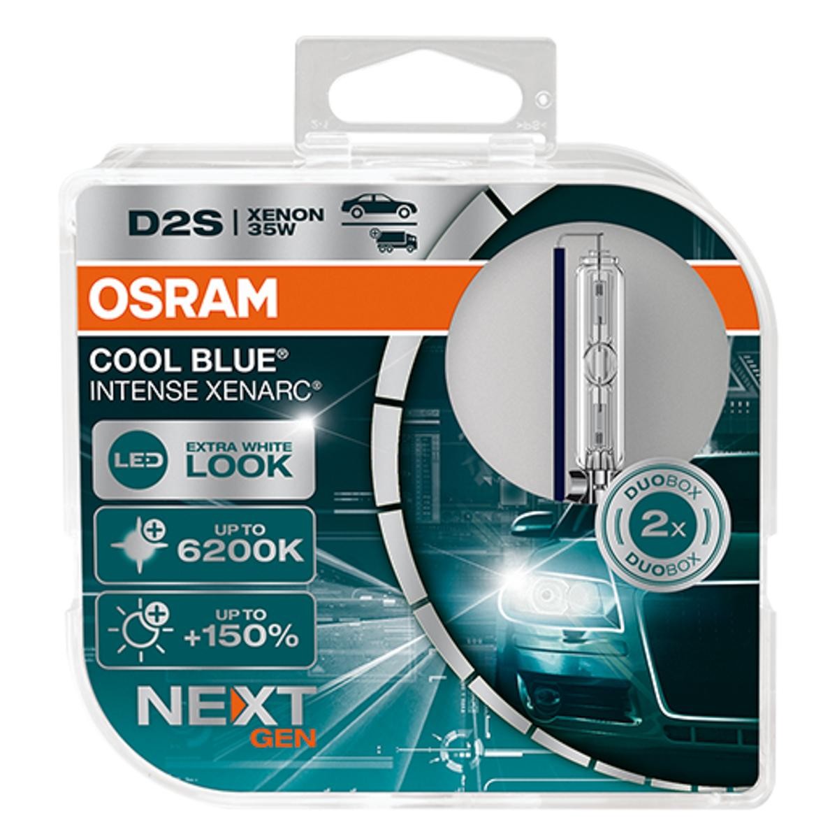 OSRAM Glühlampe, Fernscheinwerfer VW,AUDI,MERCEDES-BENZ 66240CBN-HCB von Osram