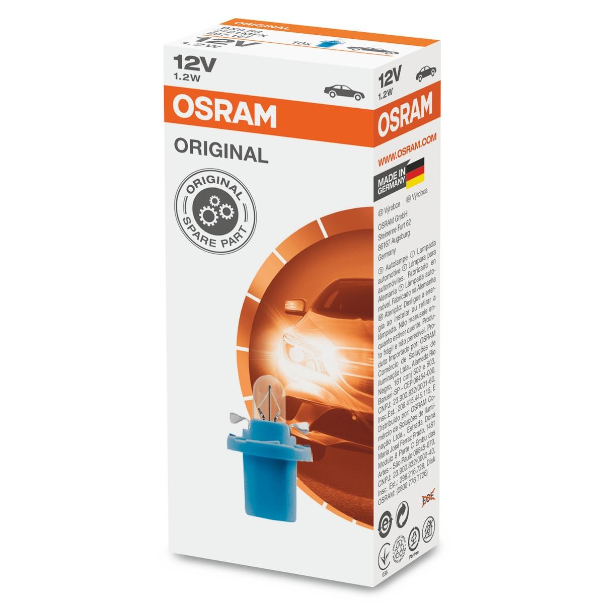 OSRAM Glühlampe, Innenraumleuchte  2721MFX von Osram