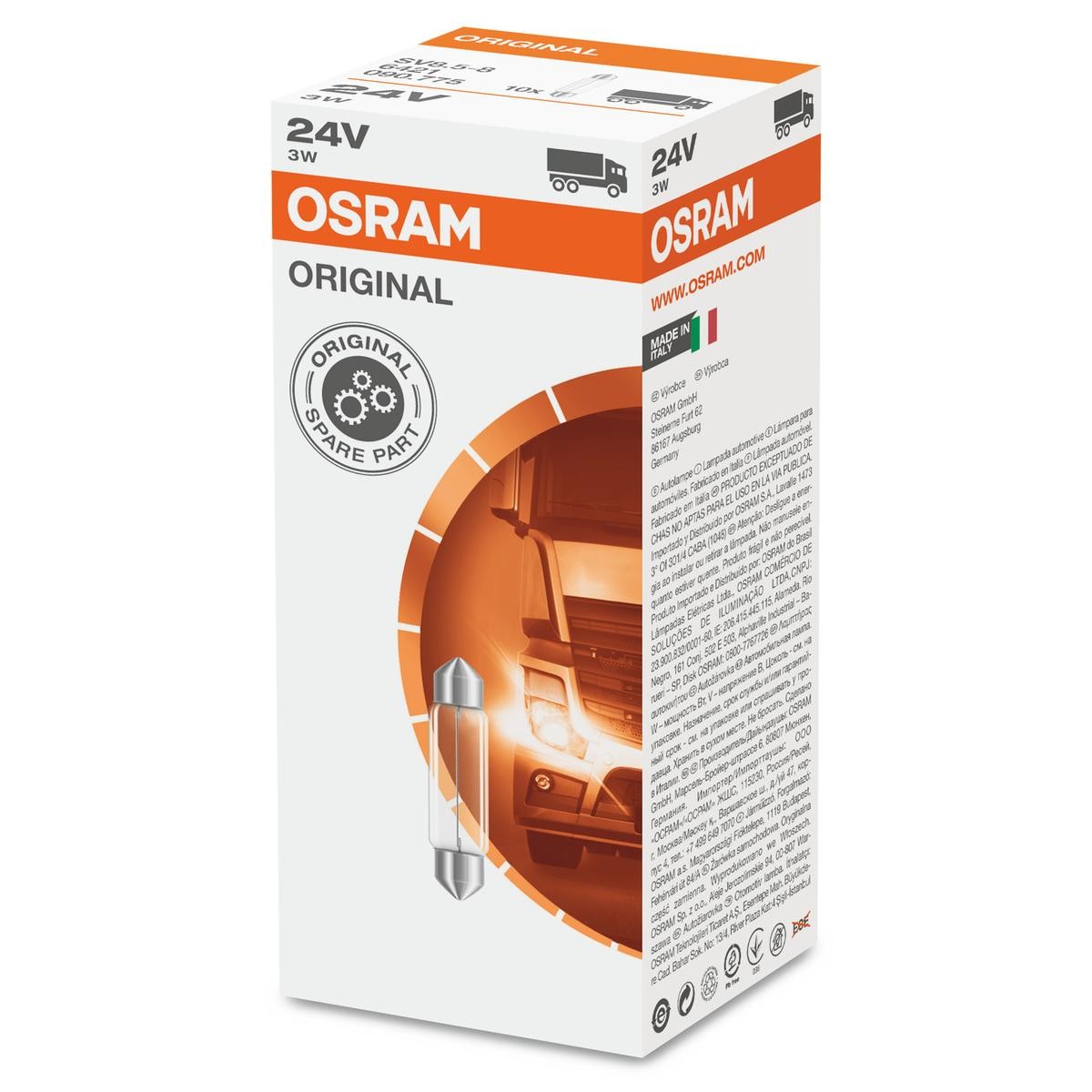 OSRAM Glühlampe, Kennzeichenleuchte 6421 OSRAM Glühlampe, Kennzeichenleuchte 6421 von Osram