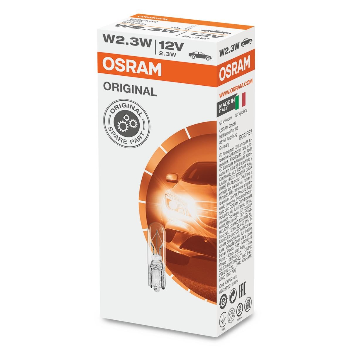 OSRAM Glühlampe VW,MERCEDES-BENZ,AUDI 2723 OSRAM Glühlampe VW,MERCEDES-BENZ,AUDI 2723 von Osram