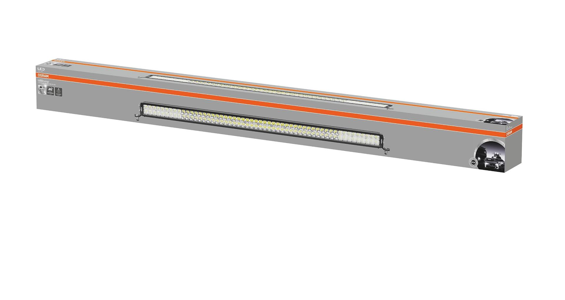 OSRAM LEDriving® Lightbar VX1250-CB DR SM, LED Zusatzscheinwerfer für Nah- und Fernlicht, combo, 6000K, 13700lm, Lichtstrahl bis zu 410m, 12V/24V, ECE Zulassung von Osram