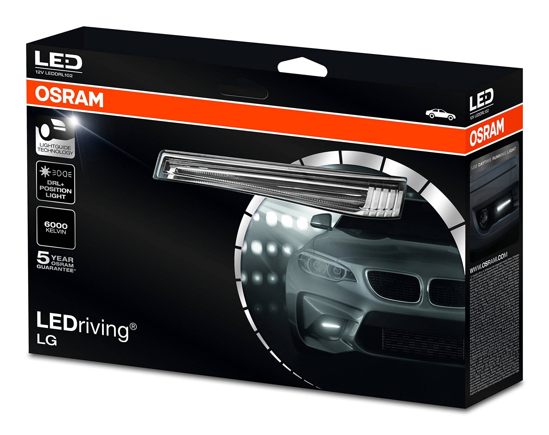 Osram LEDDRL102 LEDriving LG LED-Tagfahrlicht, Faltschachtel (1 Paar) von Osram